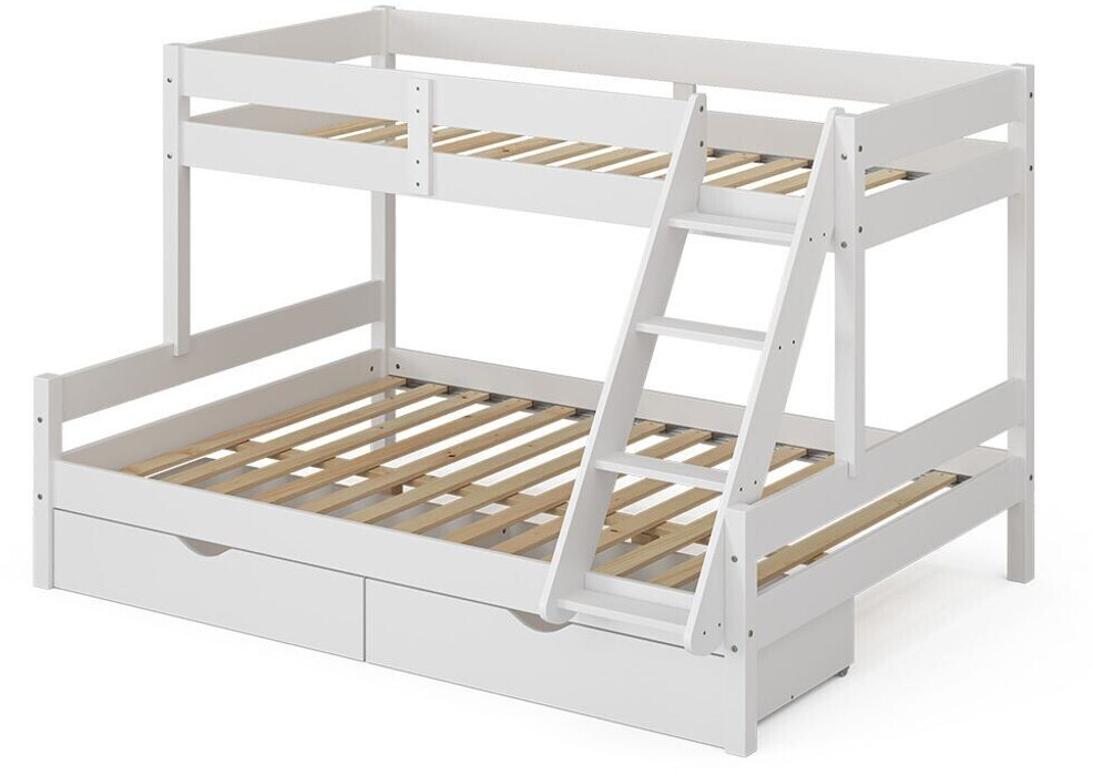 VitaliSpa Everest 90/140x200cm with 2 Drawers White