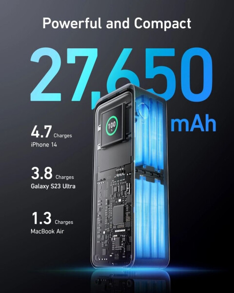 Anker Prime 27.650 mAh 250W ohne Ladestation schwarz, Bild 11