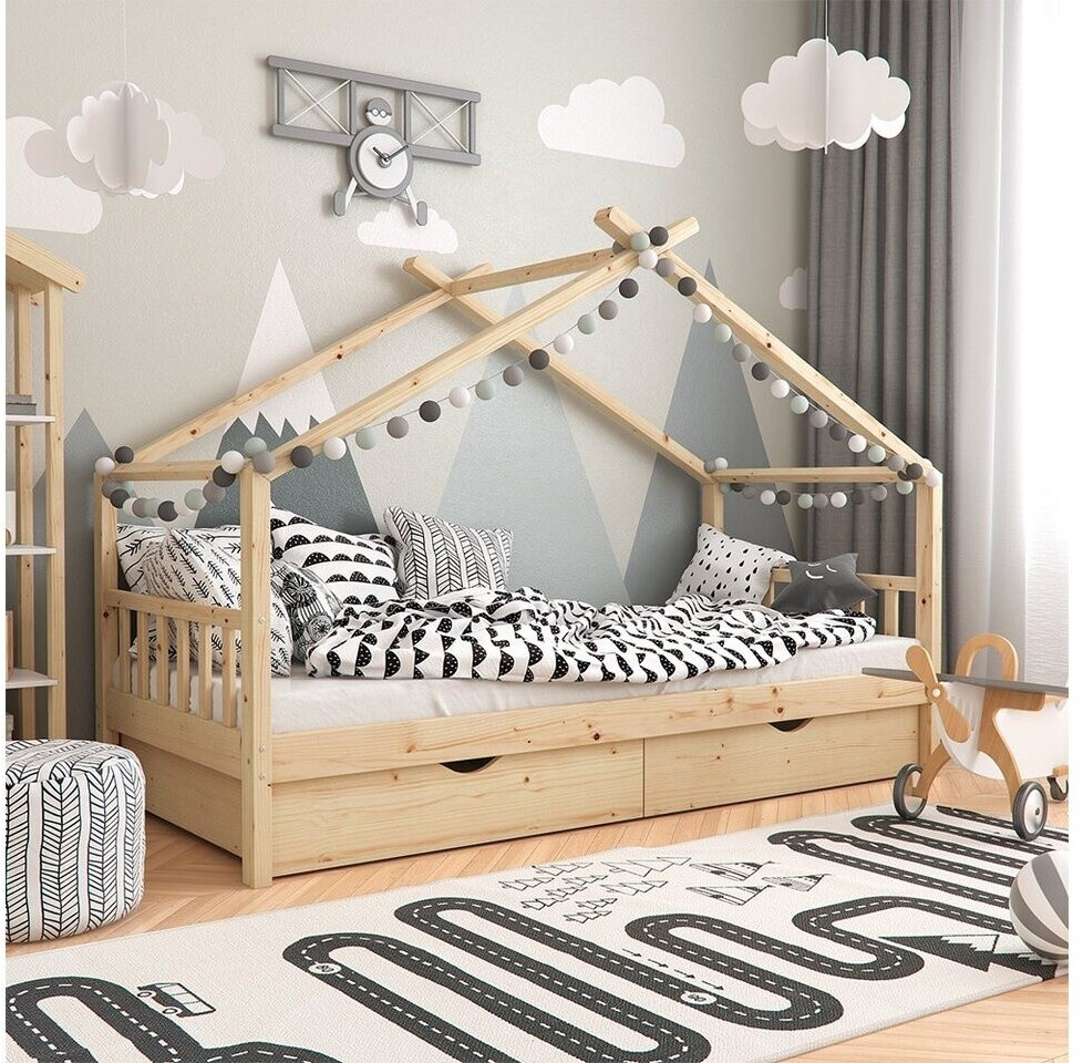 VitaliSpa Design 90x200cm with 2 Drawers and Mattress
