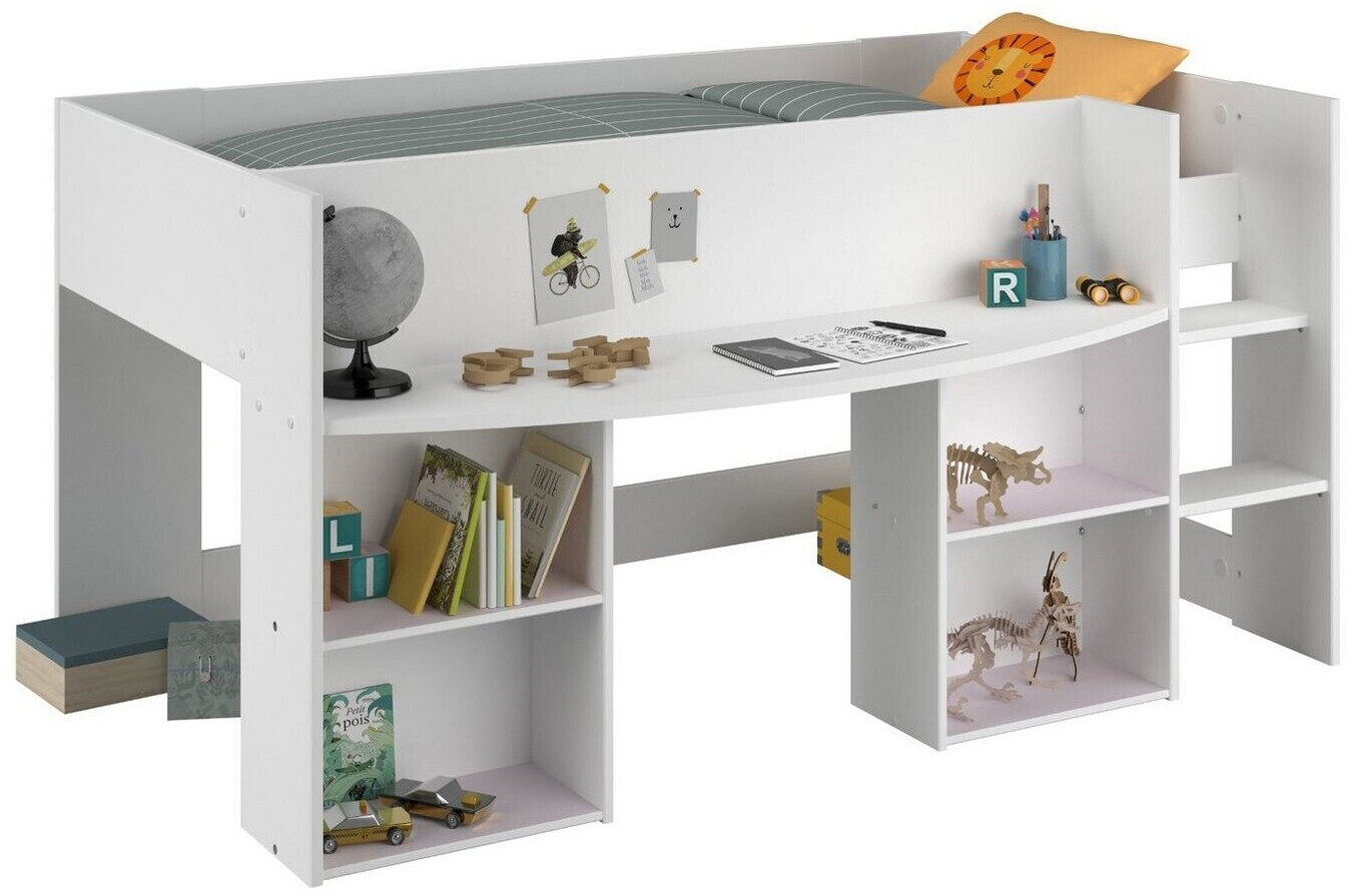 Parisot Pirouette 90x200cm mit Schreibtisch weiß ab 301,74 € |  Preisvergleich bei | Komplett-Kinderzimmer