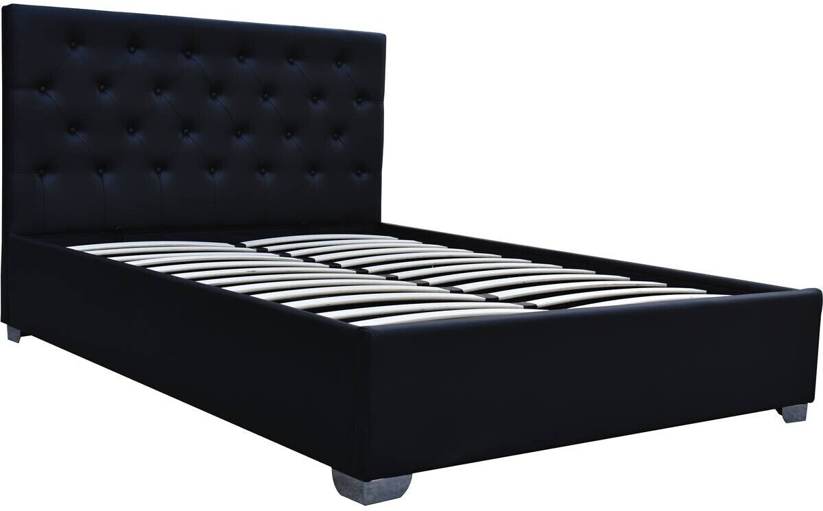 Habitat et Jardin Lit coffre Tino 180 x 200 cm noir