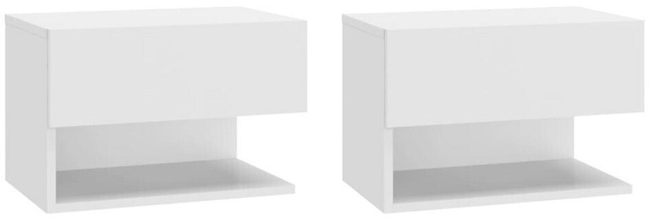 vidaXL Wall Bedside Tables Wood 2 pcs. (810966)
