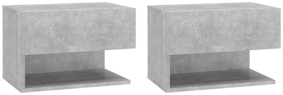 vidaXL Wall Bedside Tables Wood 2 pcs. (810962)