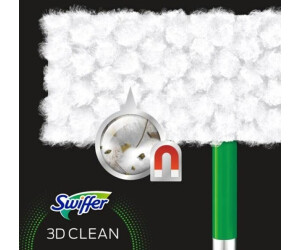 Swiffer - Kit de démarrage Swiffer 3D Clean : 1 Balai, 4 Lingettes
