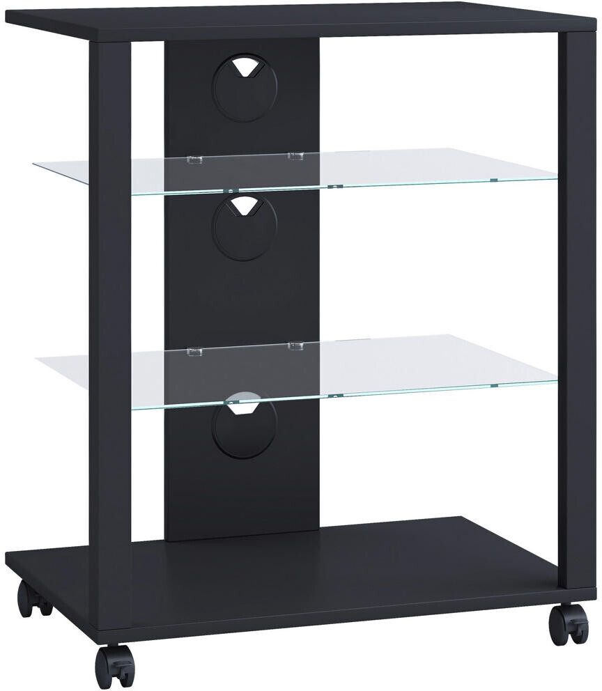 VCM Hifi TV-Lowboard Rack Folas Media Shelf black