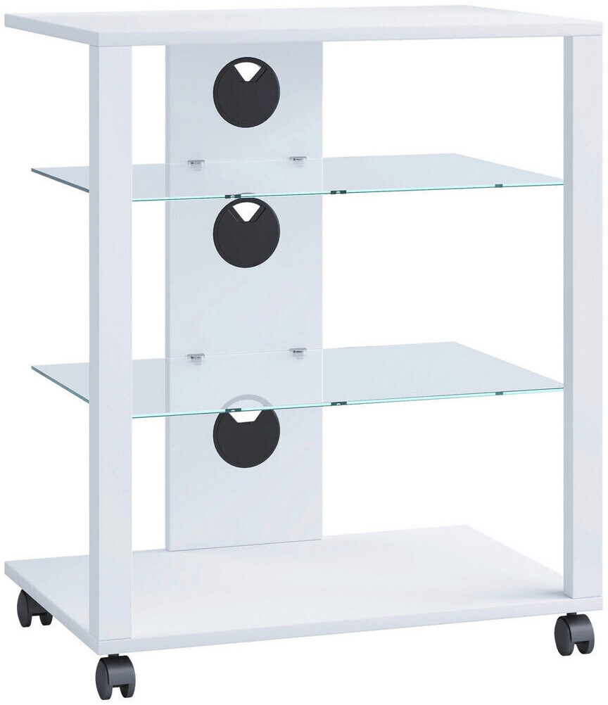 VCM Hifi TV-Lowboard Rack Folas Media Shelf white