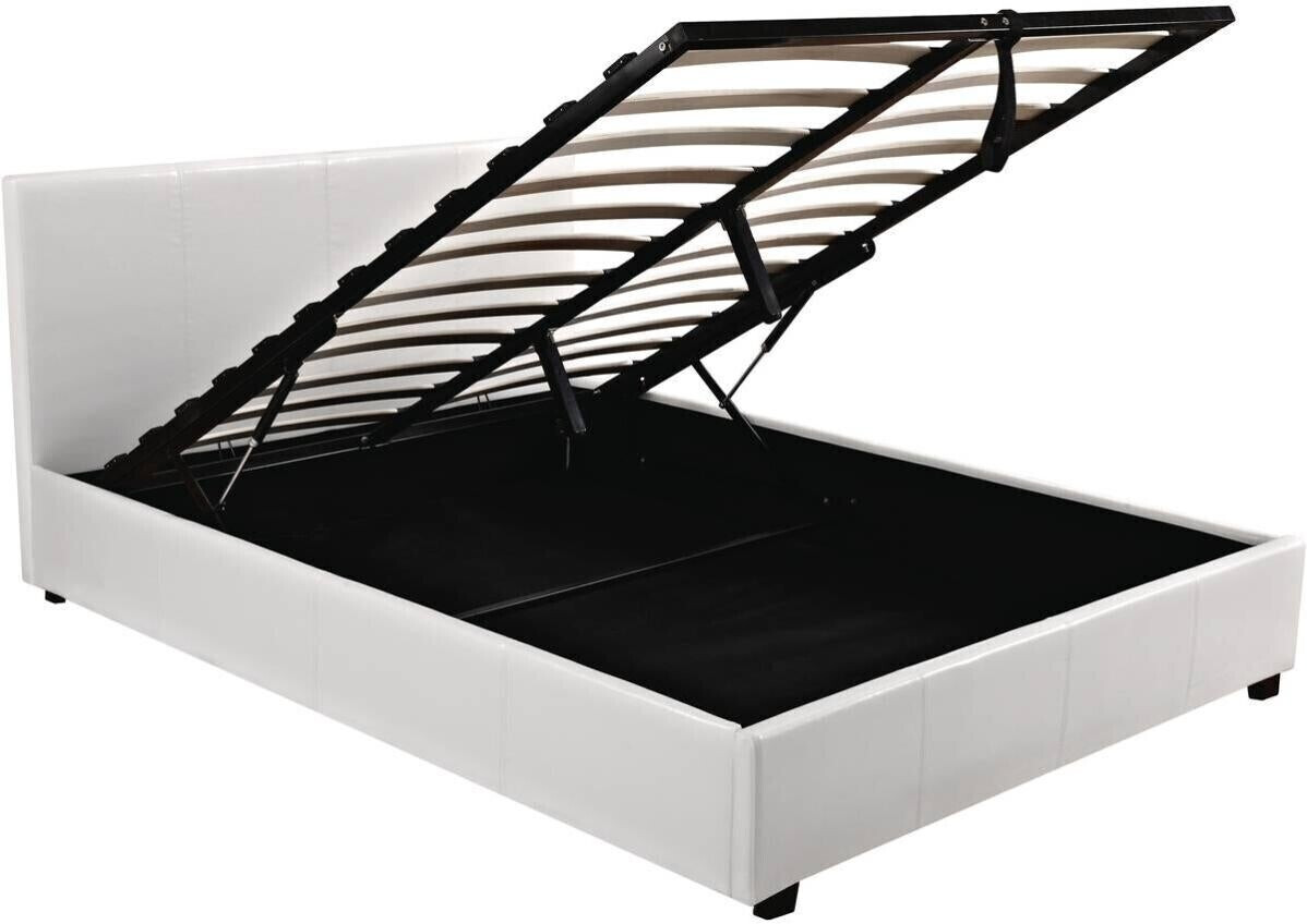 Habitat et Jardin Lit coffre Carla 140 x 190 cm blanc