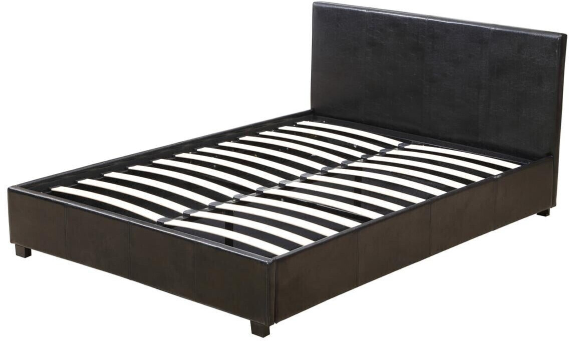 Habitat et Jardin Lit coffre Carla 160 x 200 cm noir