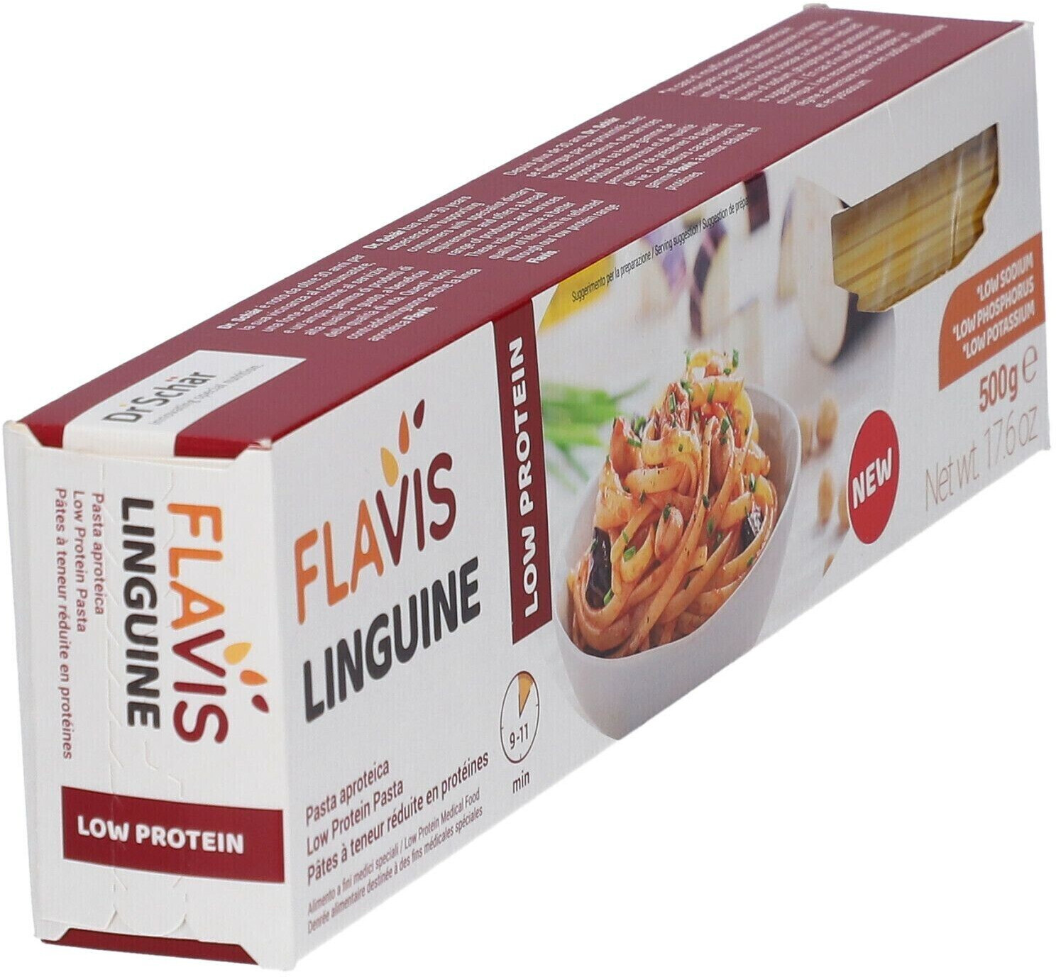 Flavis Mevalia Pasta Aproteica Linguine (250g) a € 5,35 (oggi)