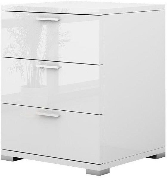 VICCO Night Cabinet Marseille 46,2x42cm White Gloss Livinity