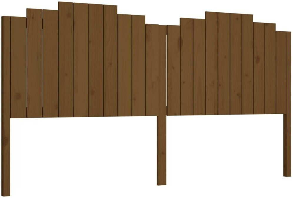 Photos - Bed VidaXL Headboard Wood 206x4x110cm Honey Brown 