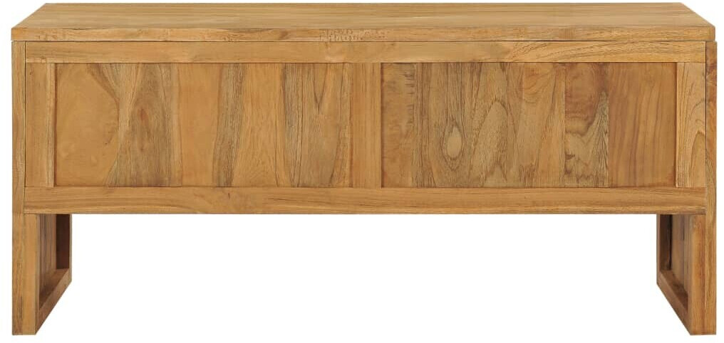 vidaXL TV cabinet 100x35x45 cm solid teak wood (288843)