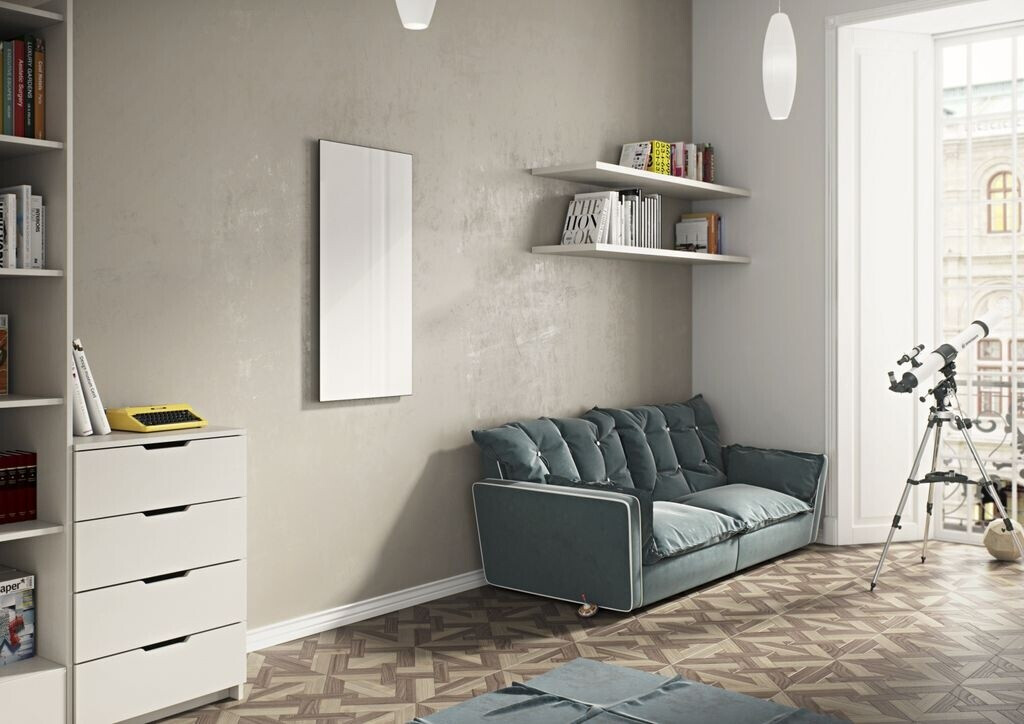 Ximax Infrarot-Glasheizkörper (120 x 60 cm, 800 W, Weiß)