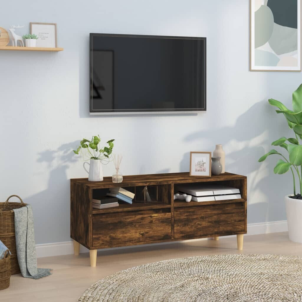 vidaXL TV cabinet smoked oak 100x34.5x44.5 cm (831898)
