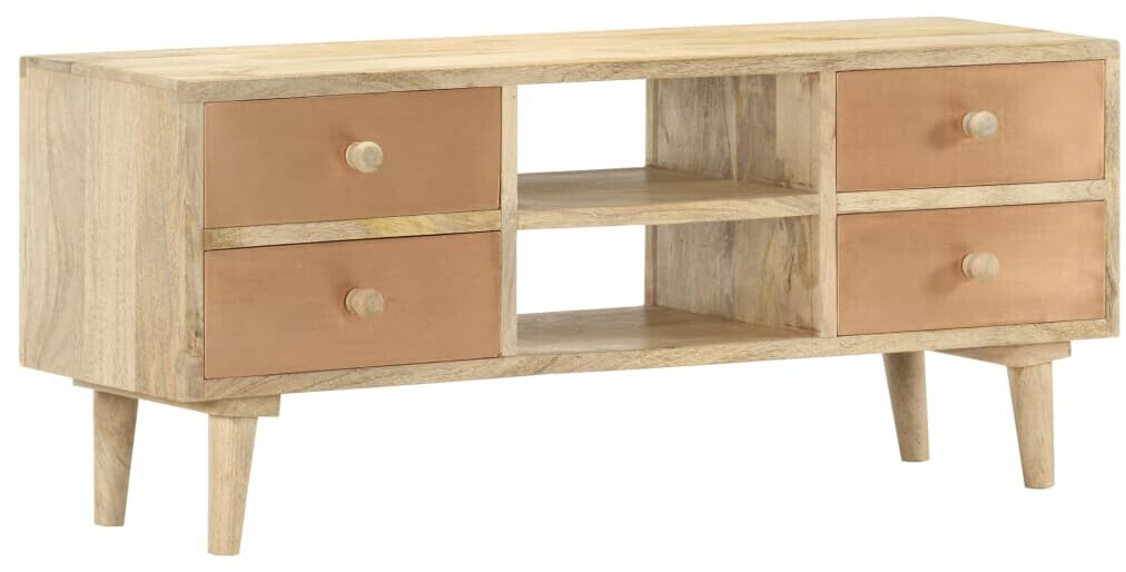 vidaXL TV cabinet 110×30×45 cm solid mango wood (287874)