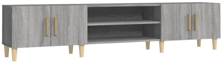 vidaXL TV cabinet gray Sonoma 180x31.5x40 cm (816262)