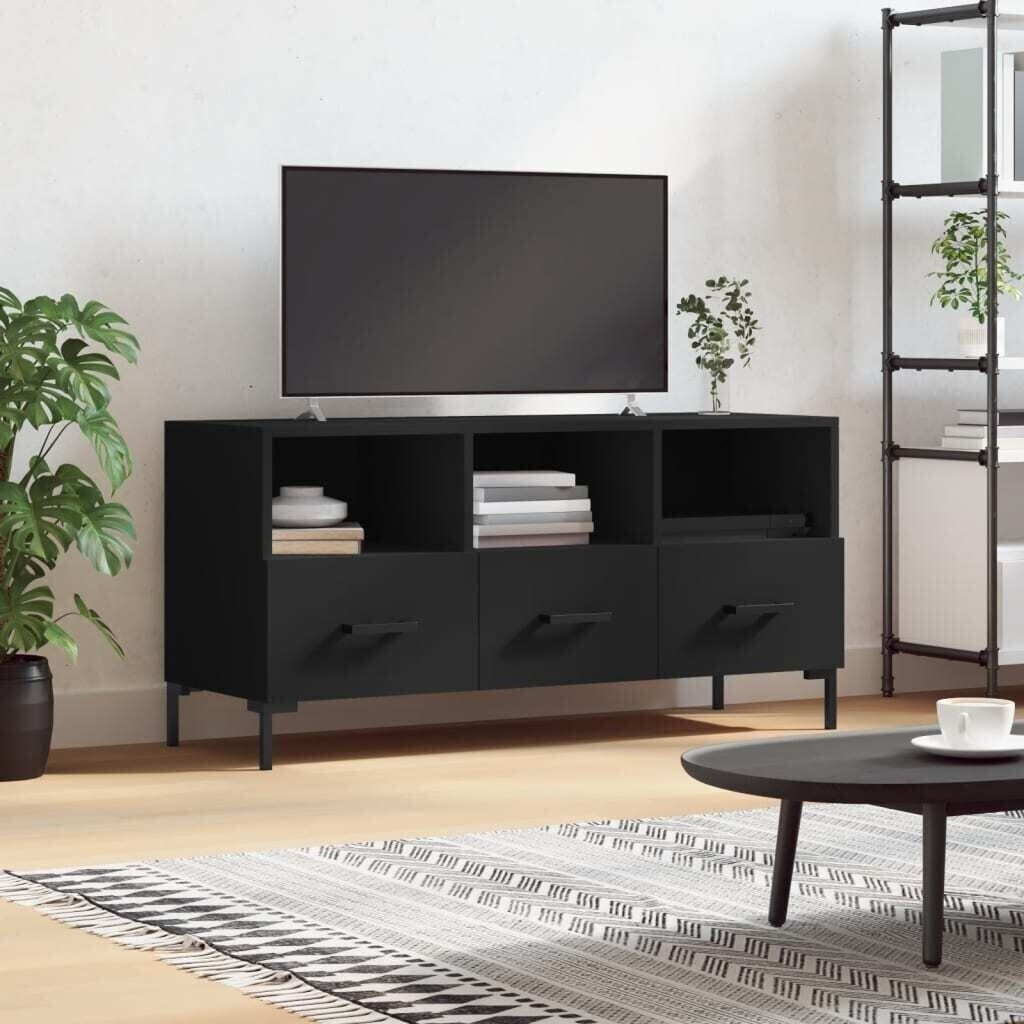 vidaXL TV cabinet black 102x36x50 cm (829037)