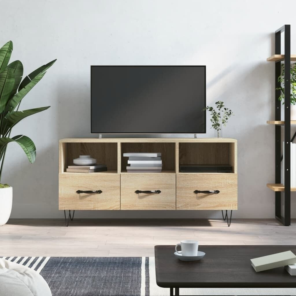 vidaXL TV cabinet Sonoma oak 102x36x50 cm (829031)