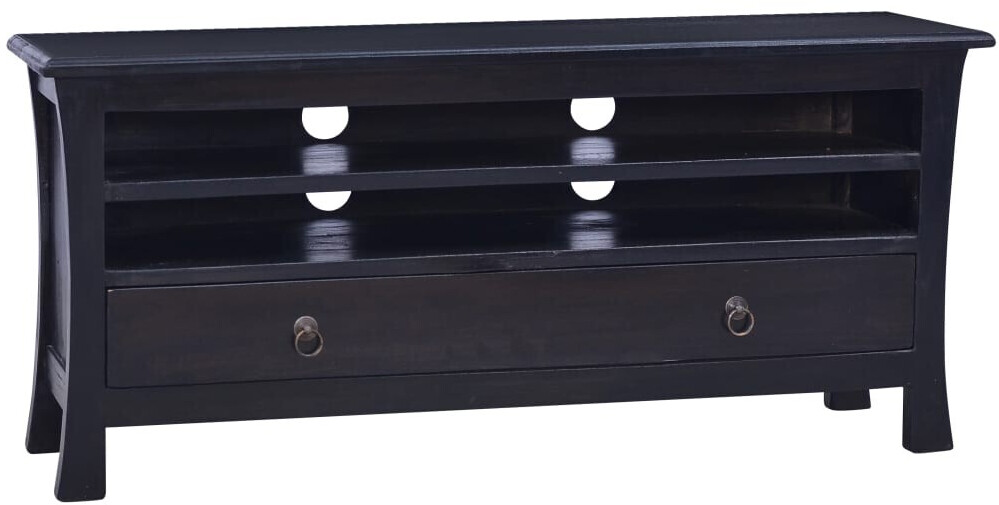 vidaXL TV cabinet light black coffee 100x30x45cm solid wood mahogany (288305)