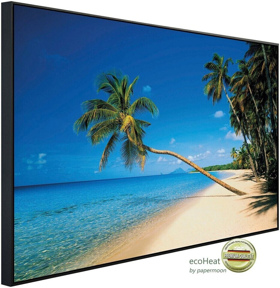 papermoon Infrarot-Bildheizkörper Leaning Palms (120 x 60 cm, 750 W)