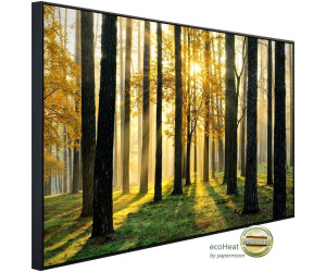 papermoon Infrarot-Bildheizkörper Sonniger Wald (120 x 75 cm, 900 W)