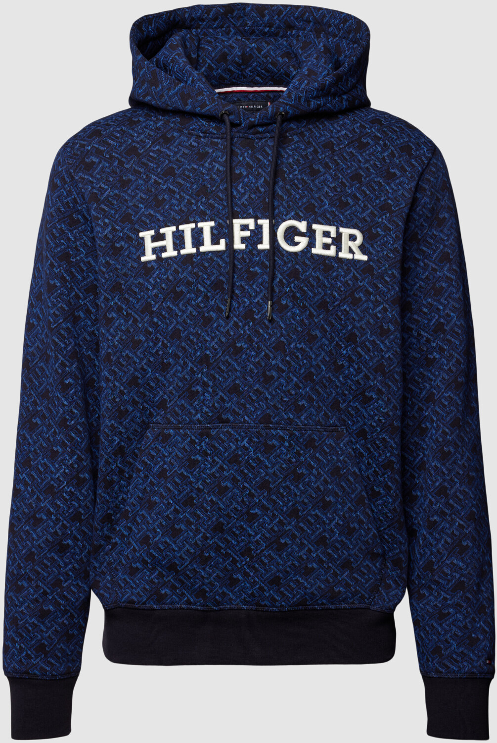 Tommy Hilfiger TH Monogram Print Hoody (MW0MW32703) desert sky