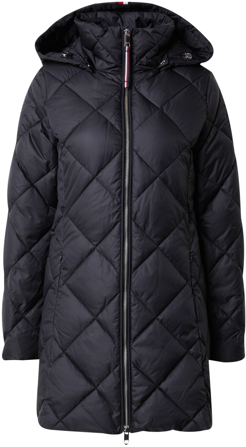 Tommy Hilfiger Elevated belted Quilted Coat (WW0WW40326) black