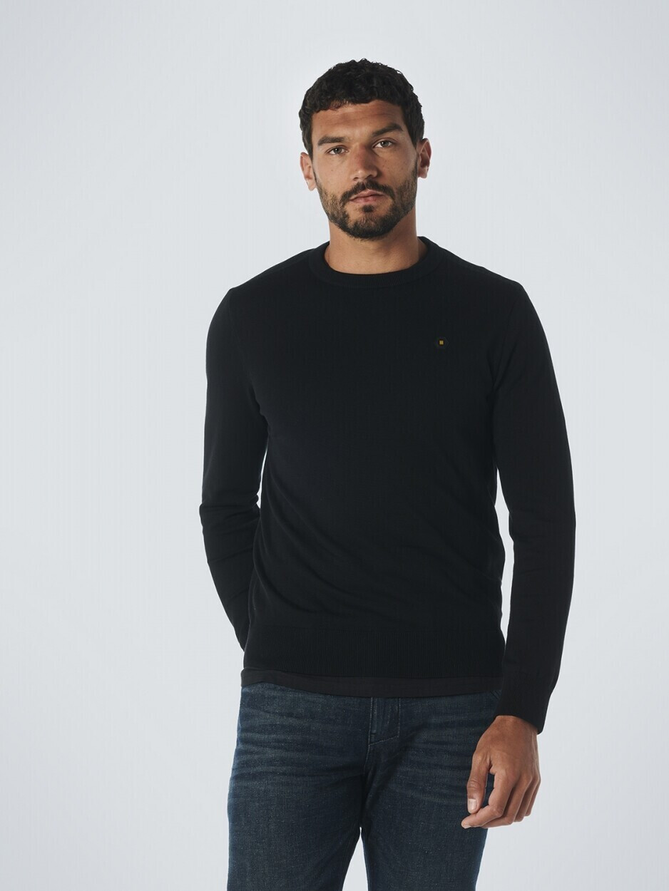 NO EXCESS / Herren-Shirt / T-Shirt Crewneck Melange Stripes main image 0