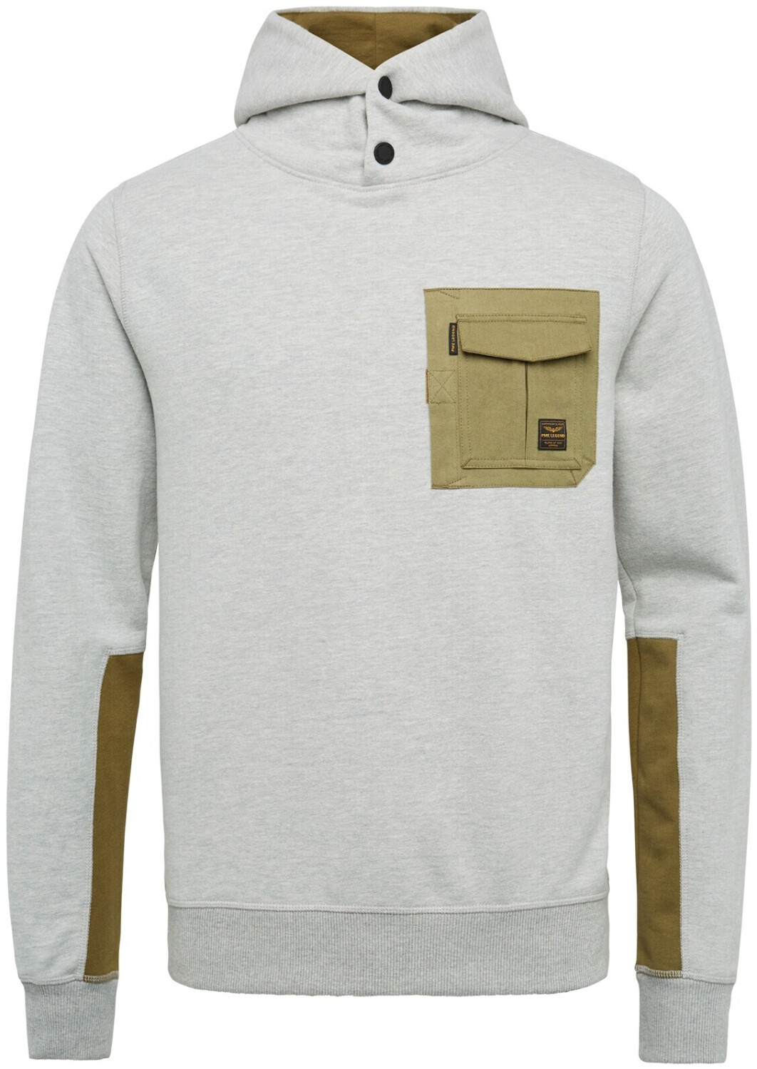 PME Legend Hooded comfy french terry hoodie PSW2208415 960 grey