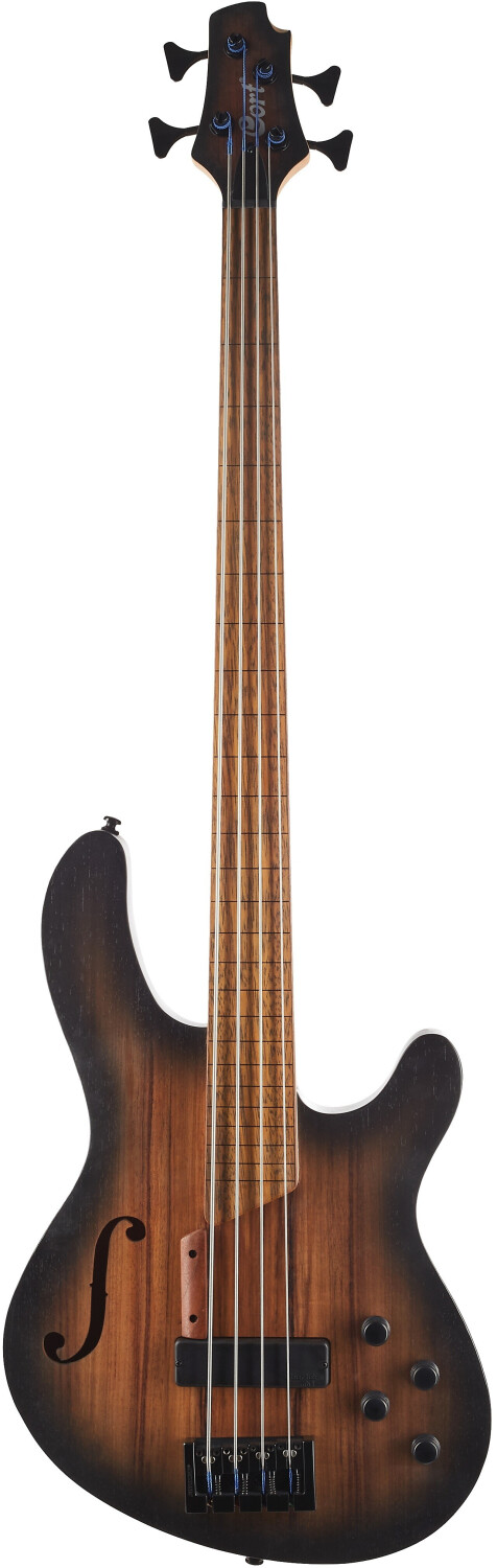 Cort Cort B4 FL MHP ZOPTA Trans Black Burst