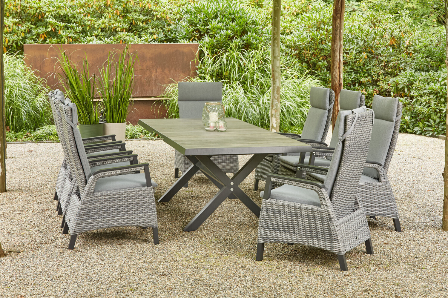 Hache Siena Garden - Design Argent/Or/Naturel - Pour Jardin & Outdoor
