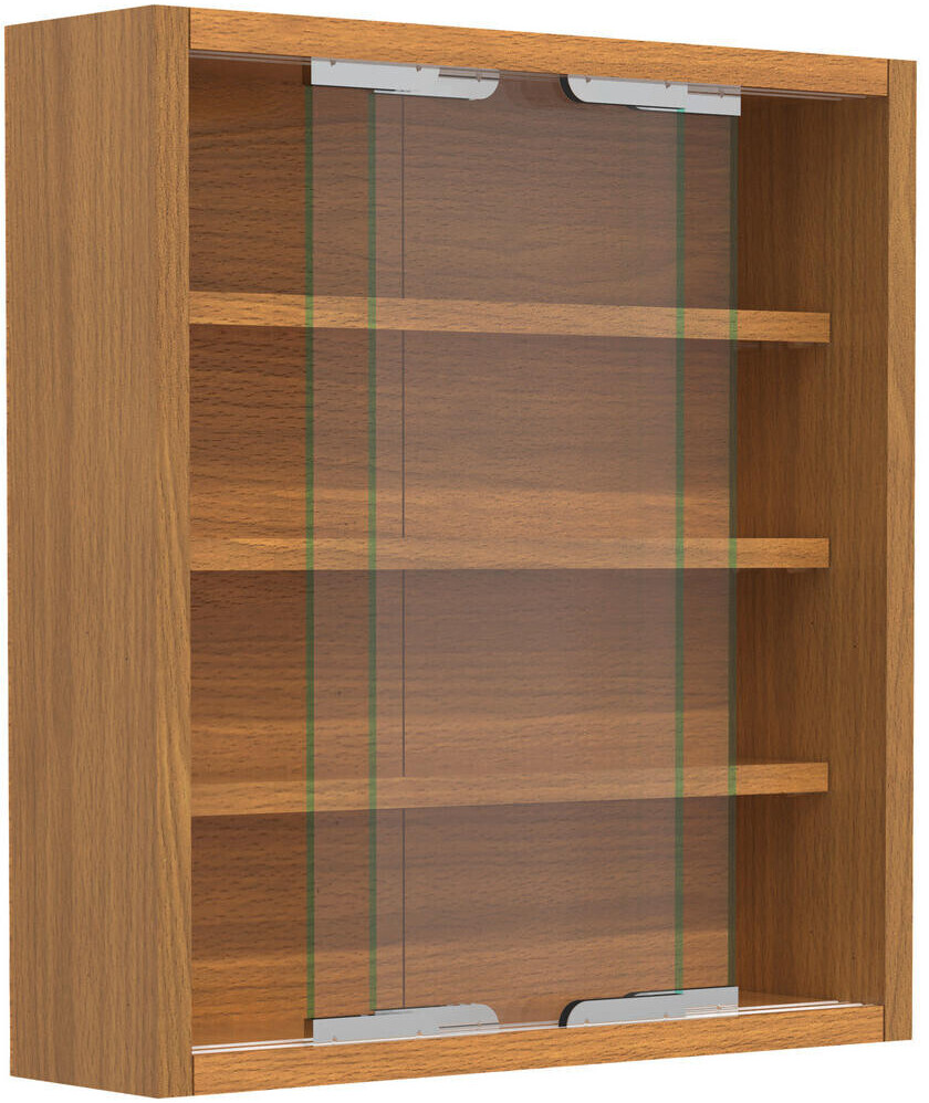 VCM Hanging showcase Agisa 37x40x10 cm brown brown (918271)