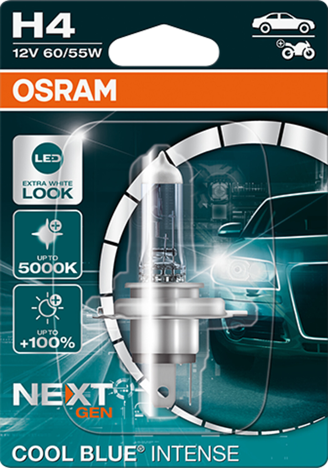 Osram Cool Blue Intense NextGen H4 12V 60/55W (64193CBN-01B) desde 13,60 €