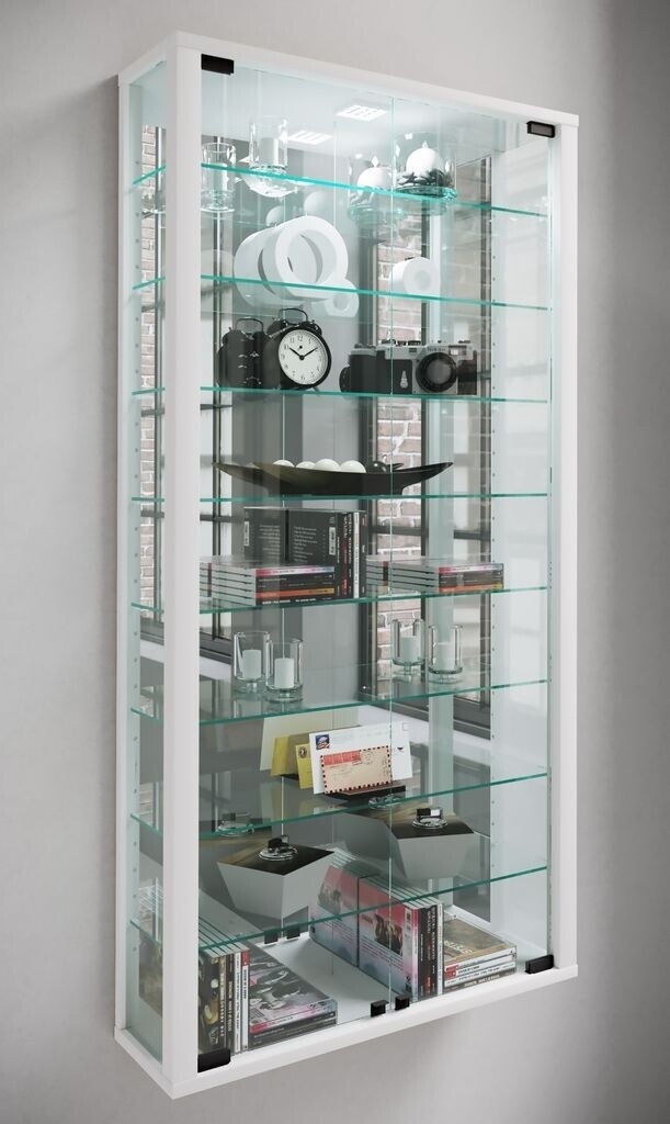 VCM Wall showcase hanging showcase glass showcase Vitrosa Maxi mirror 115x59x18 cm (917727)