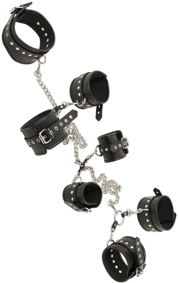Zado Leather Bondage Set black