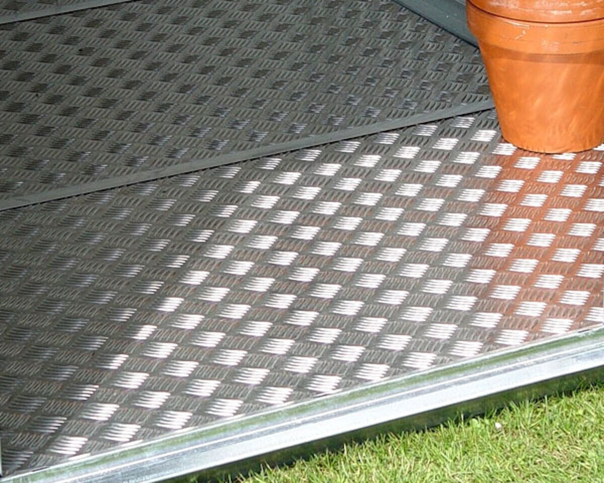 Biohort Alu-Bodenplatte für Metallgerätehaus Neo 180 x 236 cm (2A)