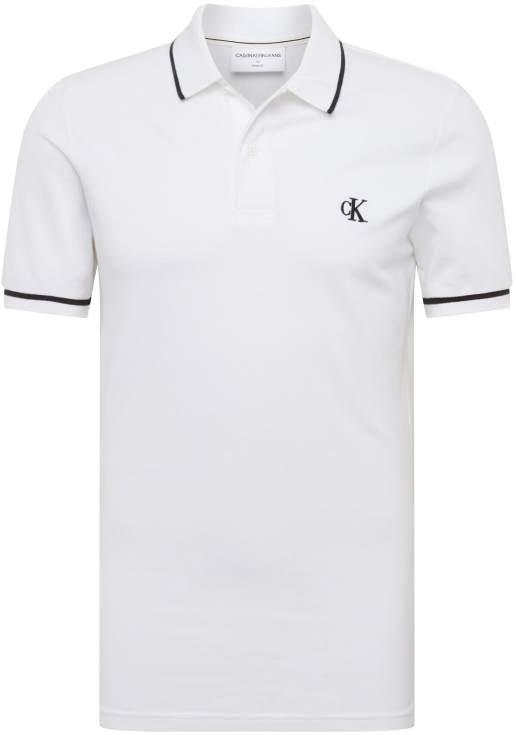 Calvin Klein Polo Tipping Slim (J30J315603) bright white