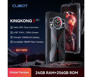 CUBOT Celular Cubot KingKong 9 12GB 256GB Tarjeta SIM Dual Android 13-Negro
