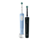 Oral-B Vitality PRO Twin Pack Black/Lilac Electric Toothbrushes