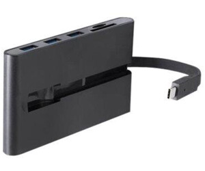 StarTech.com Adaptateur Multiport USB-C - Mini Dock USB-C avec 4K HDMI ou  1080p VGA - Hub 3x USB 3.0, SD, GbE, Audio, 100W PD Pass-Through - Station d 'Accueil pour PC Portable/Tablette sur