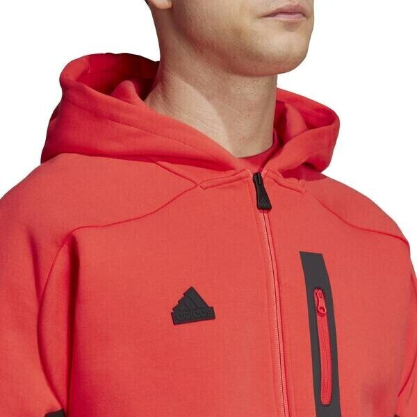 Bright red adidas on sale hoodie