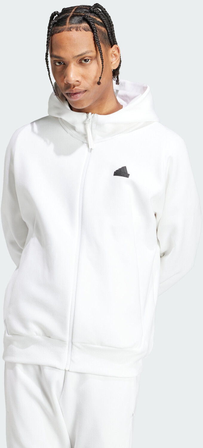 Zne white hoodie top