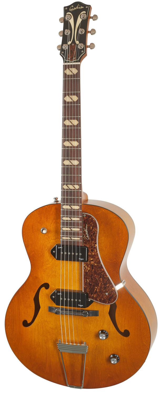 Godin 5th Avenue Jumbo P90 Harvest Gold