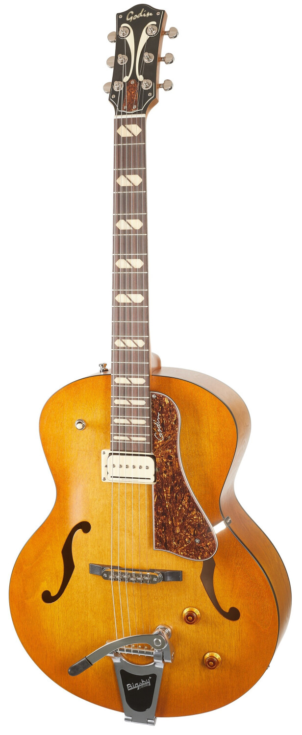 Godin 5th Avenue Jumbo P-Rail Harvest Gold