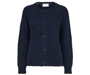 Grijze SELECTED WOMEN Vest SLFLULU NEW LS KNIT CARDIGAN
