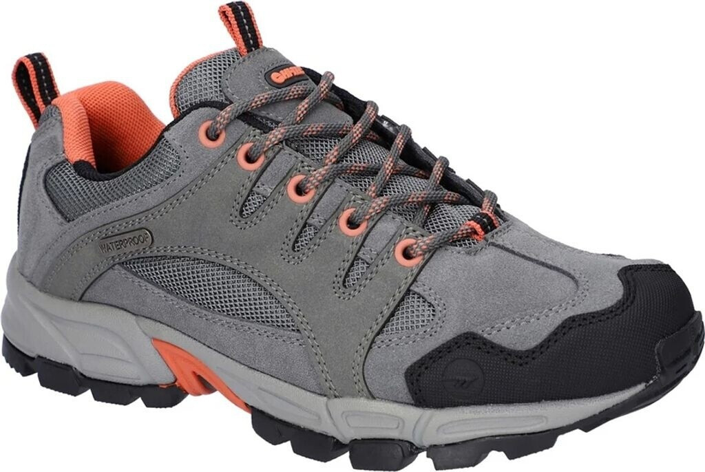 Buy Hi Tec Walking Trainers Auckland Lite Walking Shoes Coral Grey