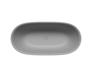 Kaldewei Meisterstück Oyo Duo 1050 Badewanne ohne Überlauf Ablaufdeckel emailliert cool grey 30 (205043540663)
