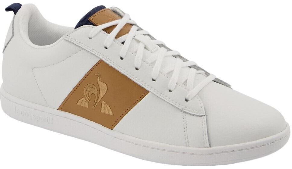 Le Coq Sportif Courtclassic Twill optical white tobacco au meilleur prix sur idealo