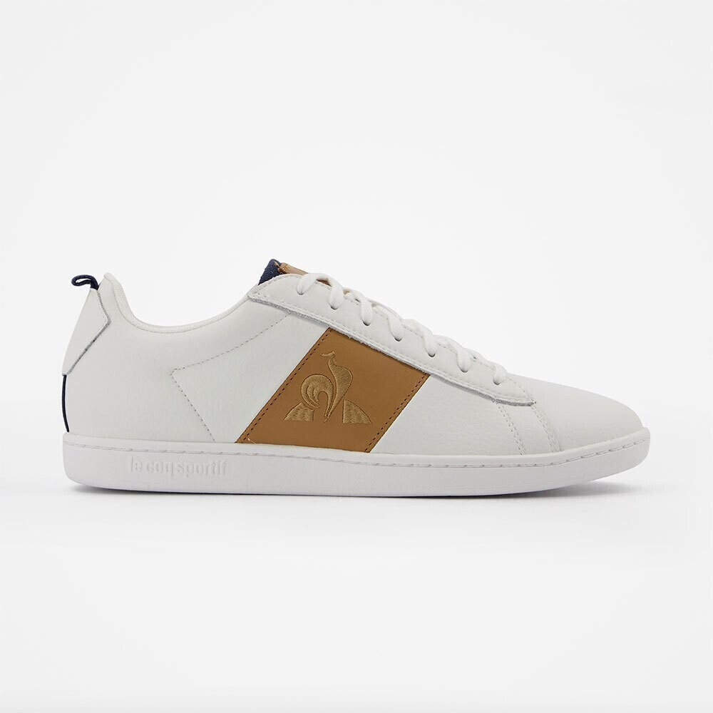 Le Coq Sportif Courtclassic Twill optical white tobacco au meilleur prix sur idealo