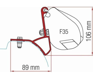 FIAMMA Adapter Kit Fiat Ducato H2 Skyroof für Markise F80 kaufen bei